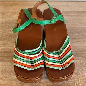 Chie Mihara Multicolor Strappy Sandals